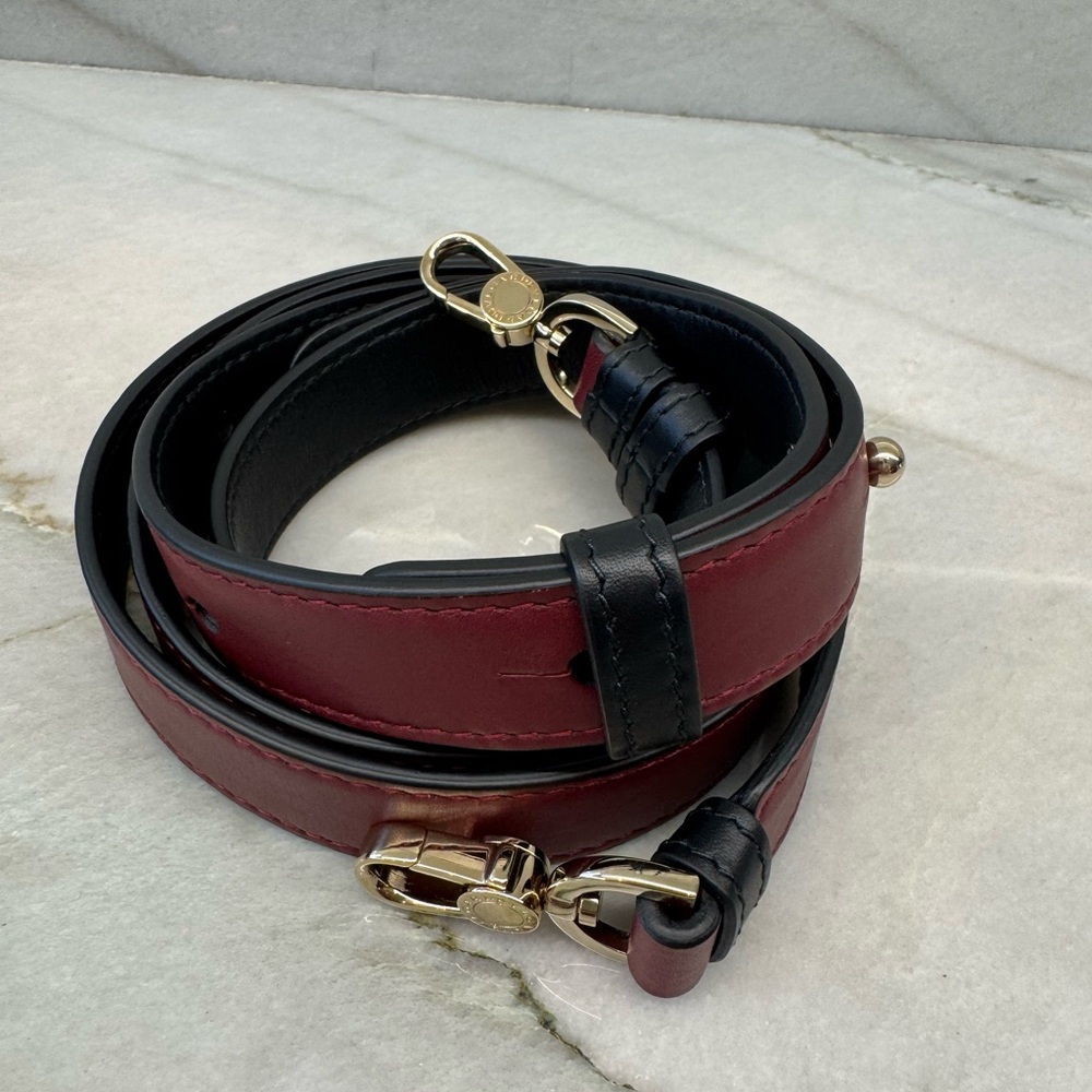Bvlgari Burgundy/Black Leather Serpenti Viper Crossbody Shoulder Handbag - Picture 11 of 17